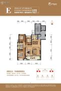大江东宝龙广场4室2厅2卫0平方米户型图