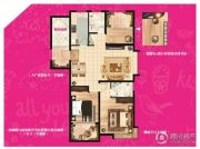 天颐郦城三期3室2厅2卫116平方米户型图
