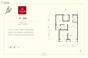 北京怡园2室2厅1卫70平方米户型图