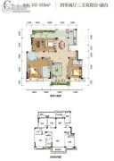 林达阳光新城4室2厅3卫151--152平方米户型图