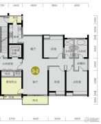 中海金沙水岸3室2厅2卫133--160平方米户型图