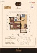 珠江・帝景山庄3室2厅1卫0平方米户型图