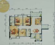 东峰国际公寓3室2厅2卫110平方米户型图