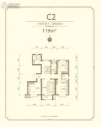 东胜紫御兰庭3室2厅2卫110--120平方米户型图