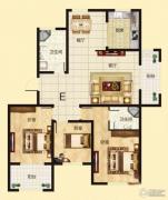 建源山海龙城3室2厅2卫121平方米户型图