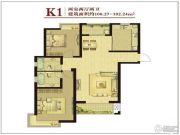 京西・金泰丽湾3室1厅2卫100--102平方米户型图