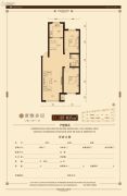 鑫丰・雍景豪城2室2厅1卫105平方米户型图
