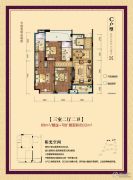 中港罗兰小镇3室2厅2卫0平方米户型图