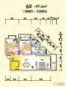 锦绣东城3室2厅2卫149平方米户型图