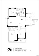 紫晶未来城4室2厅2卫143平方米户型图