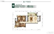 滨江首府4室2厅2卫159平方米户型图