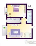 cago寓所1室2厅1卫87平方米户型图