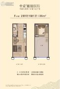 中豪湘和国际2室1厅1卫0平方米户型图