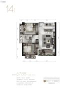 99国际公寓2室1厅1卫64--68平方米户型图
