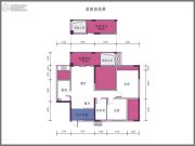尚林幸福城3室2厅2卫78平方米户型图
