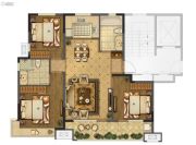 海信珠山小镇3室2厅2卫120平方米户型图
