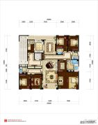 双银国际金融城5室2厅4卫360平方米户型图