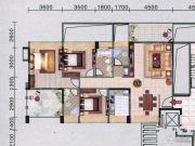 红棉雅苑3室2厅2卫131平方米户型图