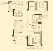建发中央悦府3室2厅1卫99平方米户型图