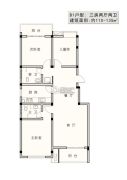 东苑国际3室2厅2卫110--135平方米户型图