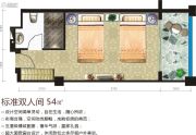 中国草海国际养生基地1室1厅1卫0平方米户型图