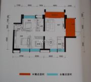 旭日海岸3室2厅2卫121平方米户型图