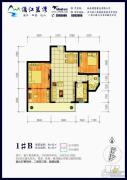 漓江蓝湾3室2厅1卫90平方米户型图