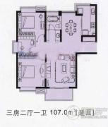 春申景城MID-TOWN2室2厅1卫0平方米户型图
