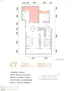 滨江半岛翡翠城3室2厅2卫113--140平方米户型图
