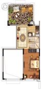 金地香山湖1室1厅1卫0平方米户型图