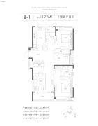 武汉城建・汉阳印象3室2厅2卫122平方米户型图