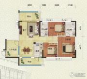 欣荣宏国际商贸城3室2厅2卫121--123平方米户型图