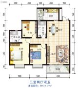中国草海国际养生基地3室2厅2卫0平方米户型图