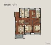 靖江龙馨园3室2厅2卫121平方米户型图