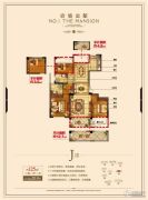 锦成・壹号公馆3室2厅2卫125平方米户型图